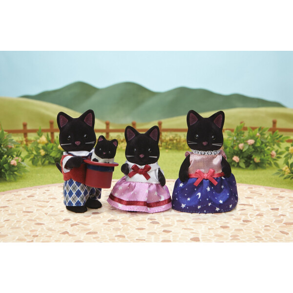 Juguete Midnight Familia De Gatos Sylvanian Families Juguete Midnight Familia De Gatos Sylvanian Families