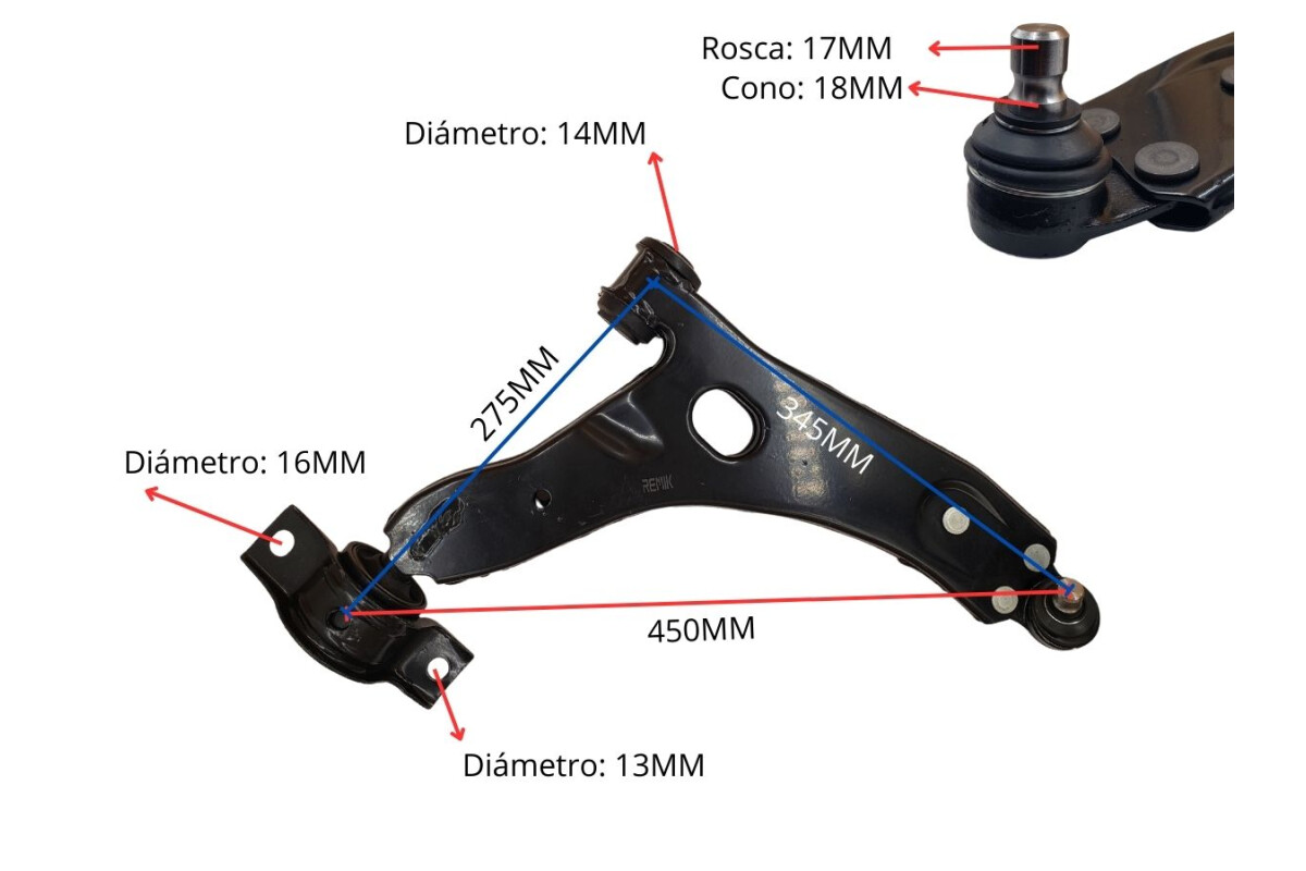 Parilla De Suspension Delantera Ford Focus 98-05 Izq Parilla De Suspension Delantera Ford Focus 98-05 Izq