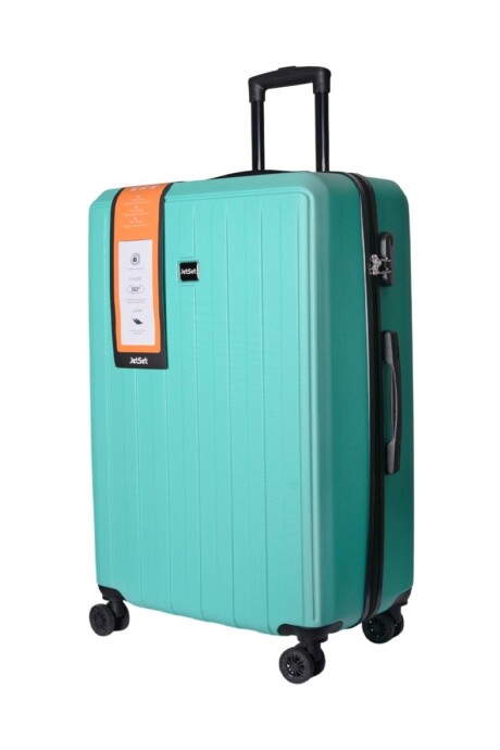 Set X3 Valijas De Viaje Rígidas 4 Ruedas 20, 24 Y 28 Turquesa
