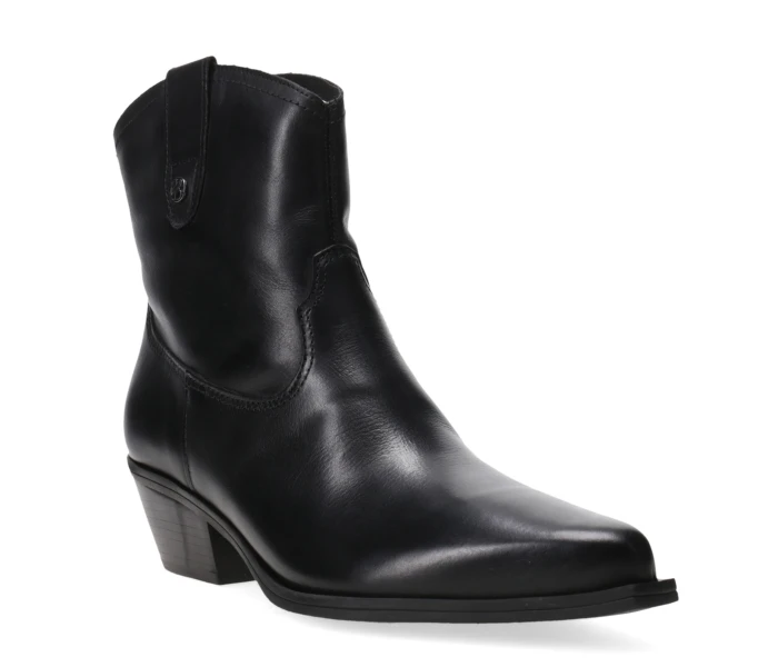 Bota tejana baja Preto