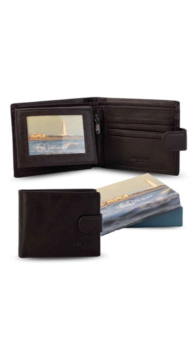 Billetera Cuero Morfeo - Chocolate 