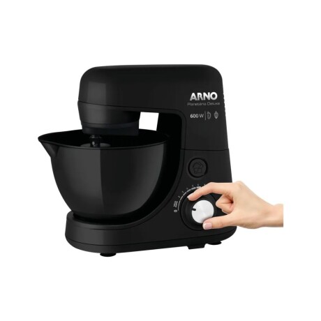 Batidora planetaria Arno Deluxe | 8 velocidades | Bowl de 4,1 Lts.| Color negro. Batidora planetaria Arno Deluxe | 8 velocidades | Bowl de 4,1 Lts.| Color negro.