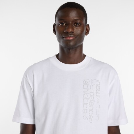 Remera Nwe Balance de Hombre - - MT6105FKWT WHITE