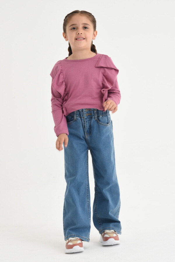 Pantalón de jean oxford Azul Claro