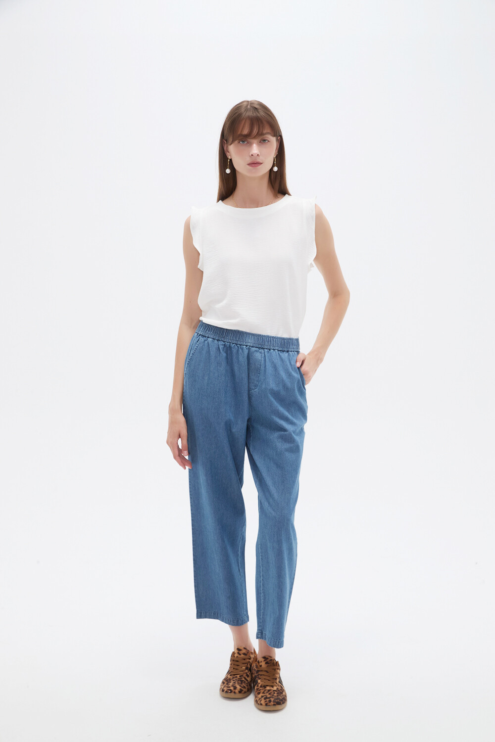 Pantalon Liru Azul Medio