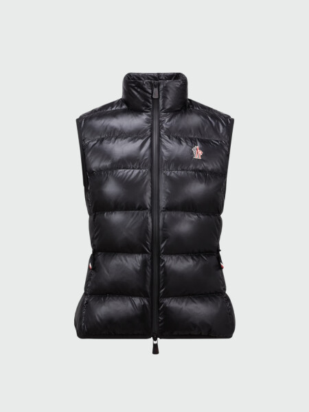 Moncler - Chaleco relleno de plumas, Gilet Negro