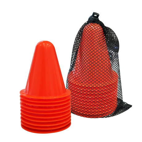 Set x10 Conos Slalom 8cm Rollers Fútbol Entrenamiento Set x10 Conos Slalom 8cm Rollers Fútbol Entrenamiento