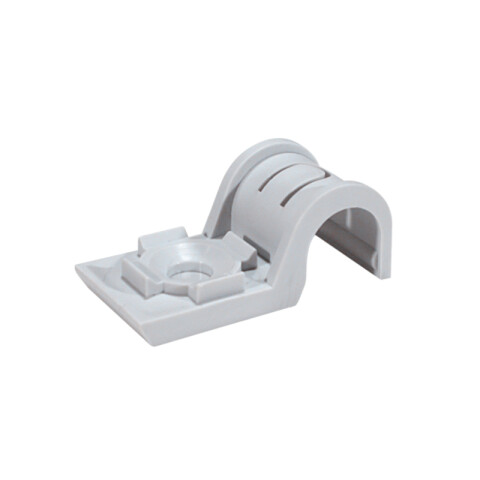 Grampa plástica simple "P-CLIP" fijar caño Ø20mm ST0780