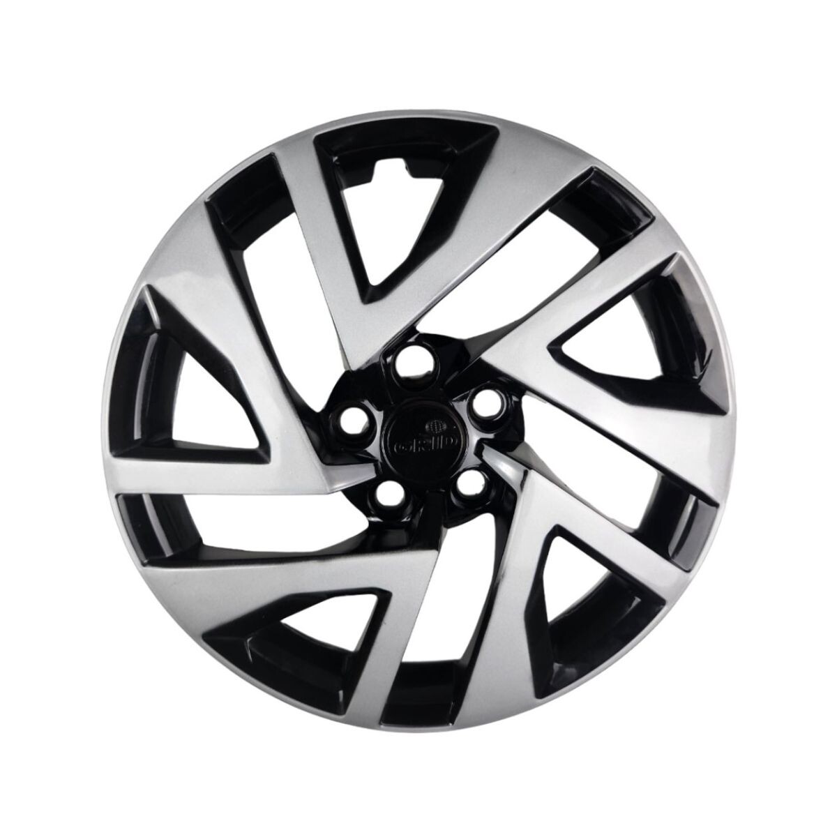 TAZA DE RUEDA RODADO 15 NEGRA / PLATEADA 