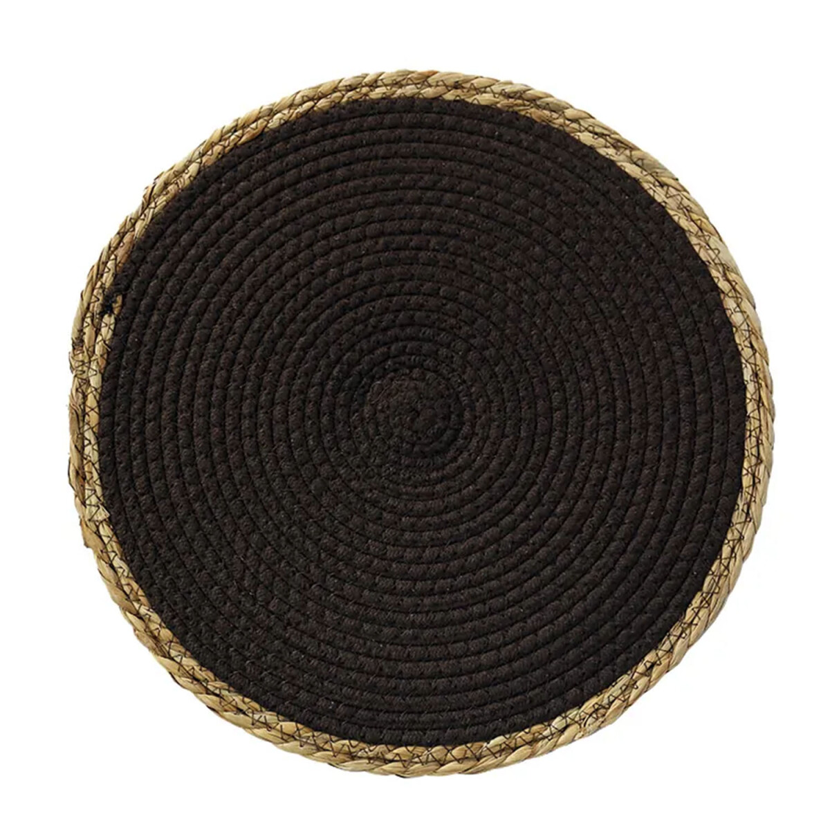 Mantel Individual en Fibra Natural y Algodón Ø38Cm Paramount - Marrón 