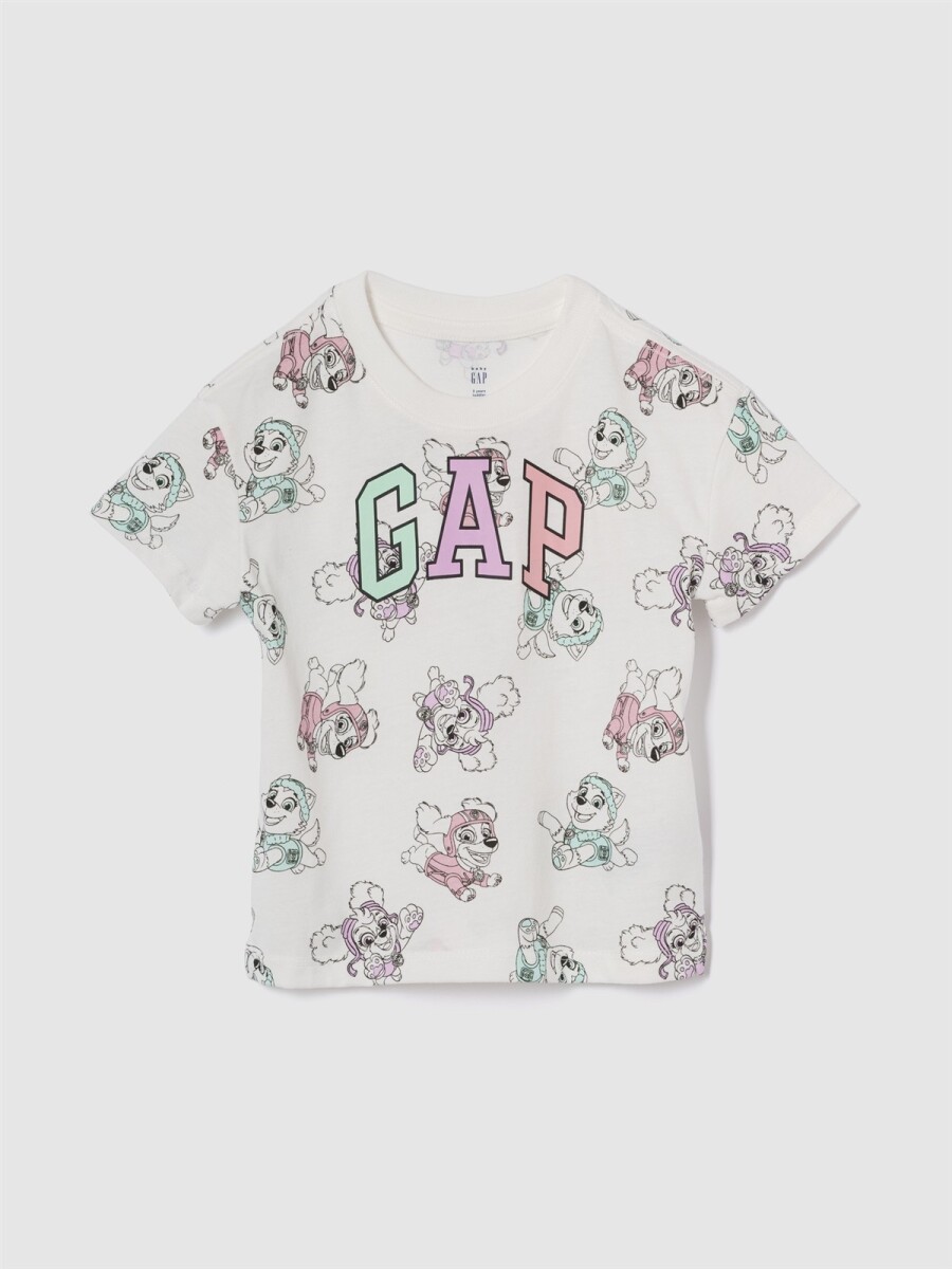Remera Paw Patrol Toddler Niña - New Off White 
