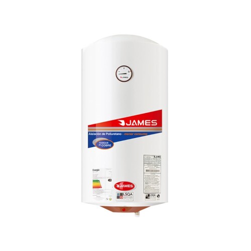 Calefón Termotanque Cilíndrico 110L - Modelo de Cobre - James Calefón Termotanque Cilíndrico 110L - Modelo de Cobre - James