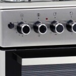 COCINA INOX 3H + 1DISCO HORNO – GRILL - ENCENDIDO-TURBO CONVECCIÓN acero inoxidable