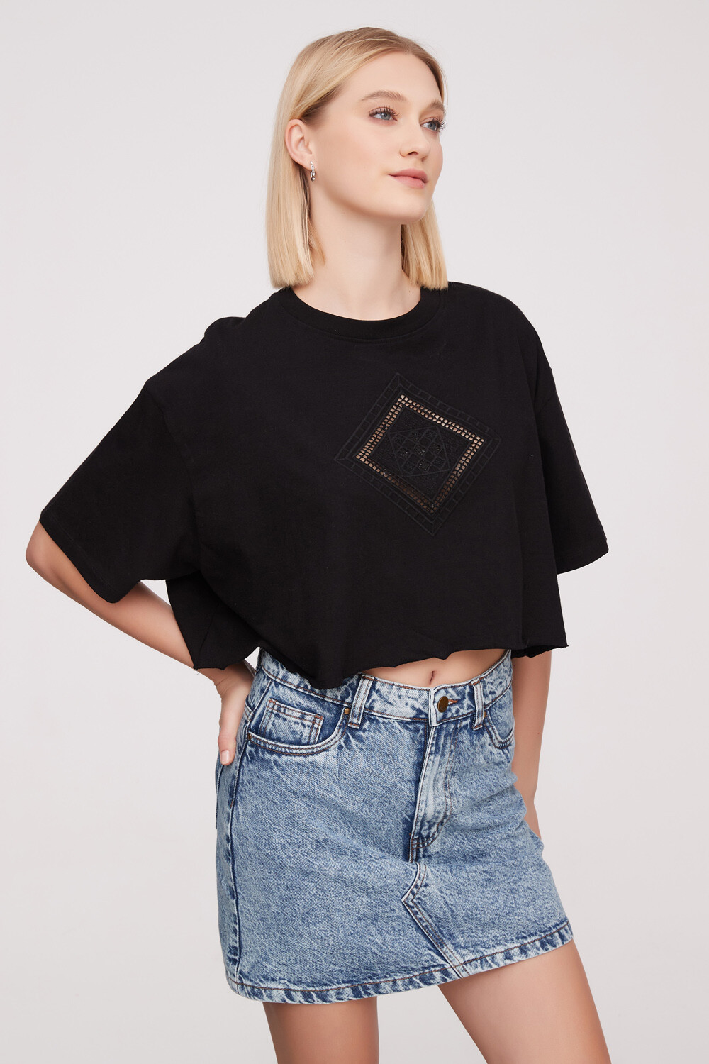 Remera Huan Negro