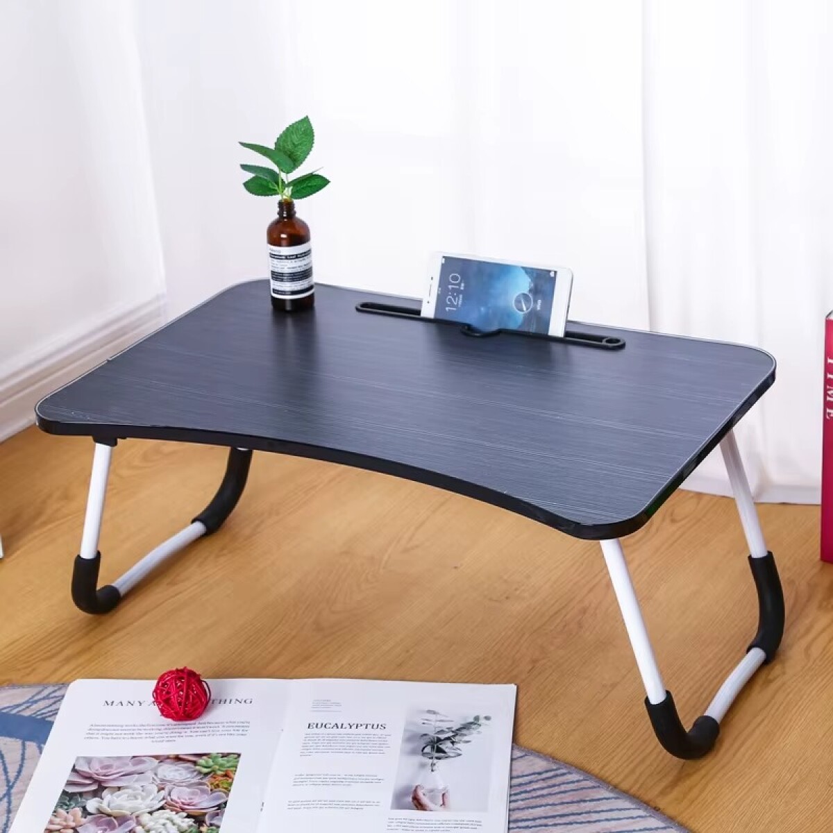 Mesa Plegable para Desayuno - Negro 
