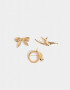 Prendedor Animalito Set De Prendedores Con Strass - Dorado