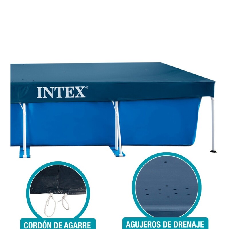 INTEX COBERTOR LONA PISCINA ESTRUCTURAL 460X226 Intex Cobertor Lona Piscina Estructural 460x226