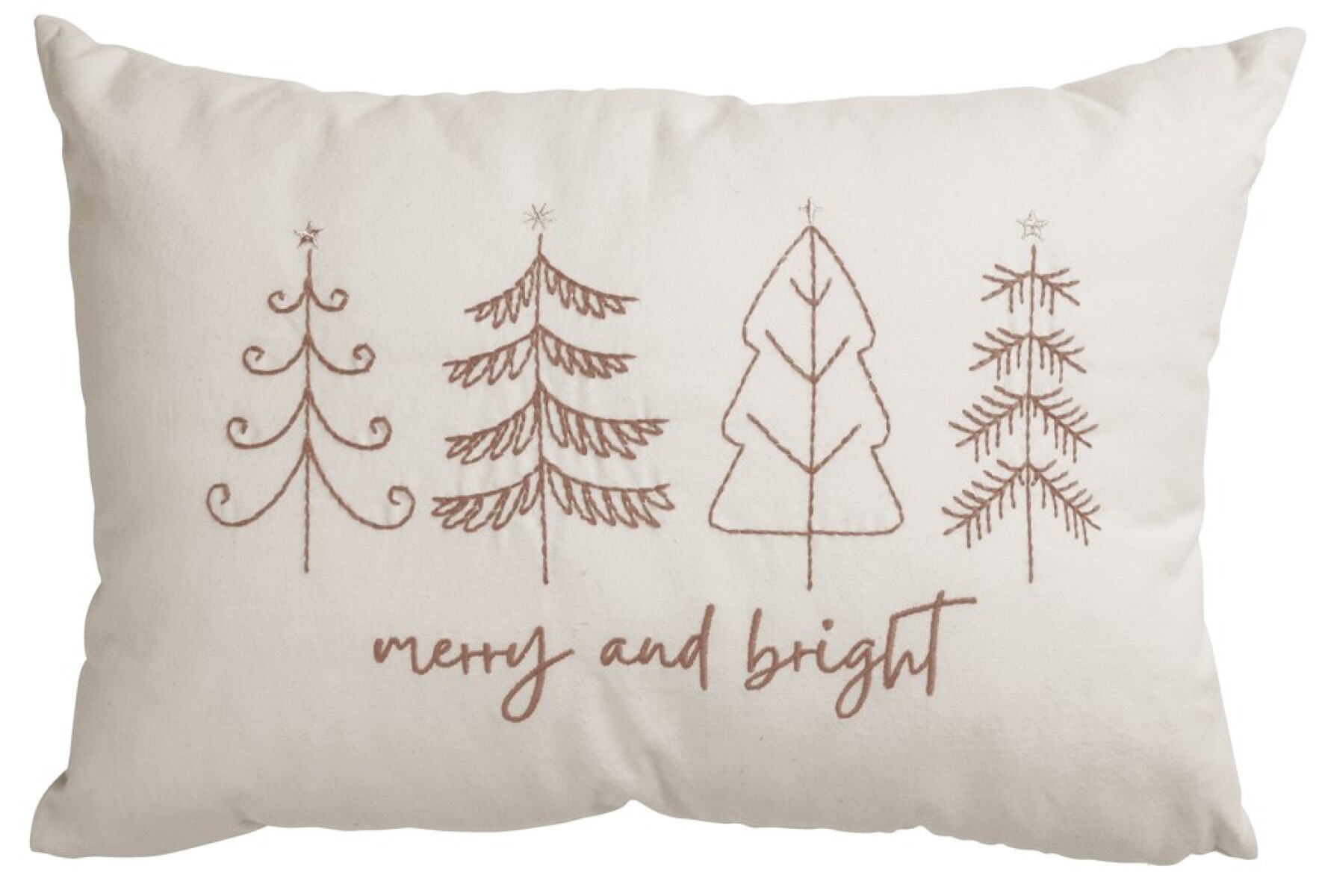 Almohadón navideño ELLE 35x50 beige 