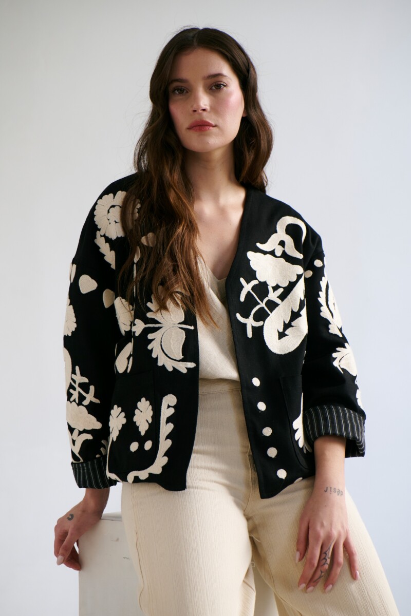 CHAQUETA ANFORA NEGRA