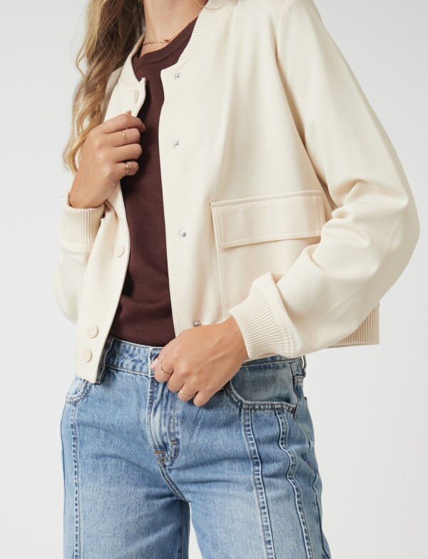 Camperita Bomber BEIGE CLARO