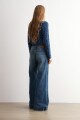 Jean wide leg Flora jean medio