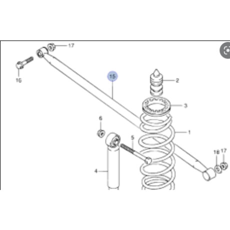 SUSPENSION VARIOS MARUTI BARRA TENSORA TRASERA - SUSPENSION VARIOS MARUTI BARRA TENSORA TRASERA -