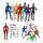 Figura Articulada Dummy 13 con Accesorios BLANCO