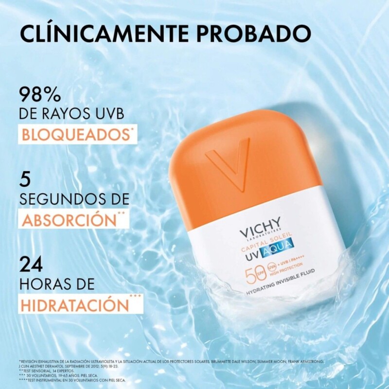 Protector Solar Vichy Capital Soleil Uv Aqua Spf50 50 Ml. Protector Solar Vichy Capital Soleil Uv Aqua Spf50 50 Ml.