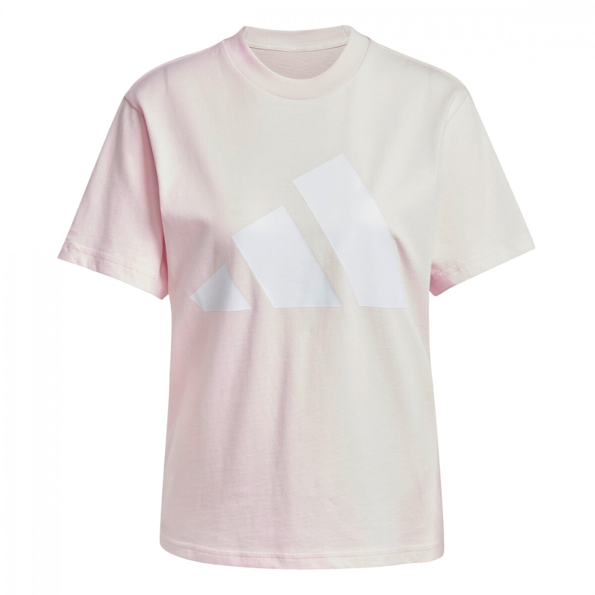 Remera Essentials Big Logo Cotton de Mujer - Rosado 