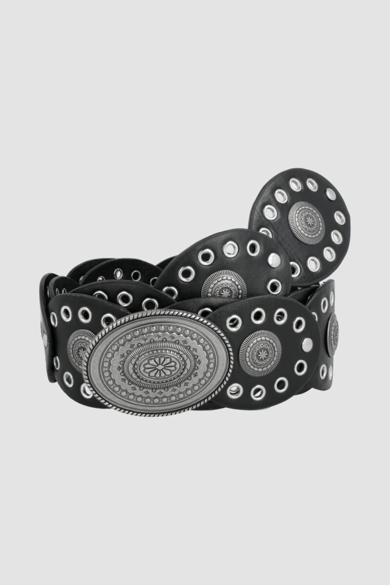 Cinto con herrajes-1 Marron