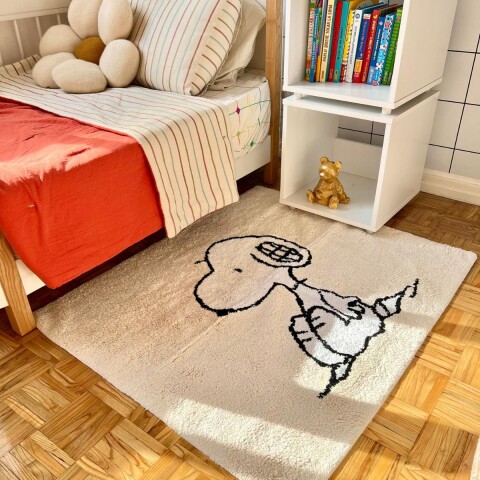 Alfombra rectangular Snoopy 100 x 80 Alfombra Rectangular Snoopy 100 X 80