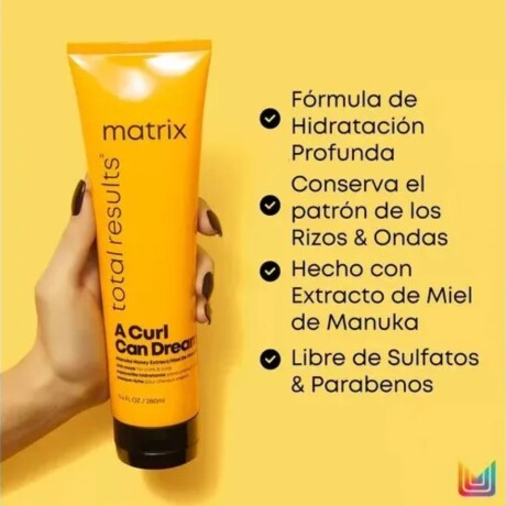 Mascarilla para cabello rizado Matrix A Curl Can Dream 280ml Mascarilla para cabello rizado Matrix A Curl Can Dream 280ml