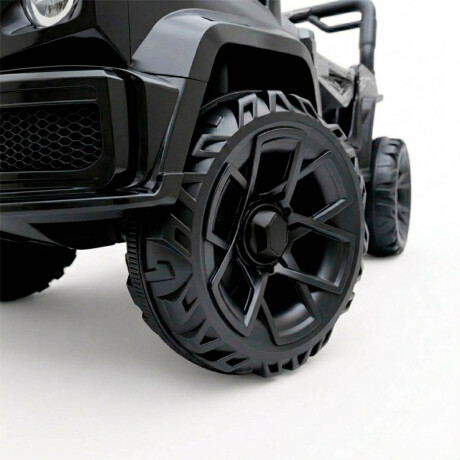 Auto A Bateria Cuatriciclo Wagon 4x4 C/control Remoto Negro