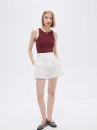 Short Alabas Marfil / Off White