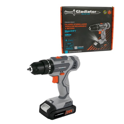 Taladro Atornilla Gladiator 713/20C1 20V Taladro Atornilla Gladiator 713/20C1 20V