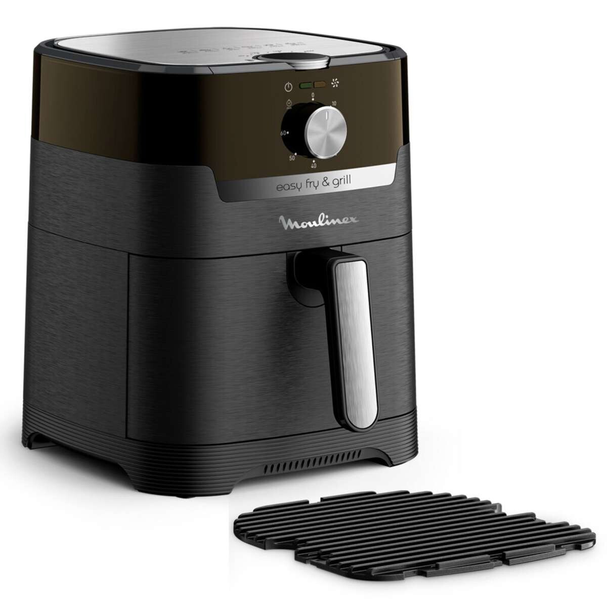 Freidora De Aire Moulinex Easy Fry & Grill Mecánica 4.2L - Color Negro 