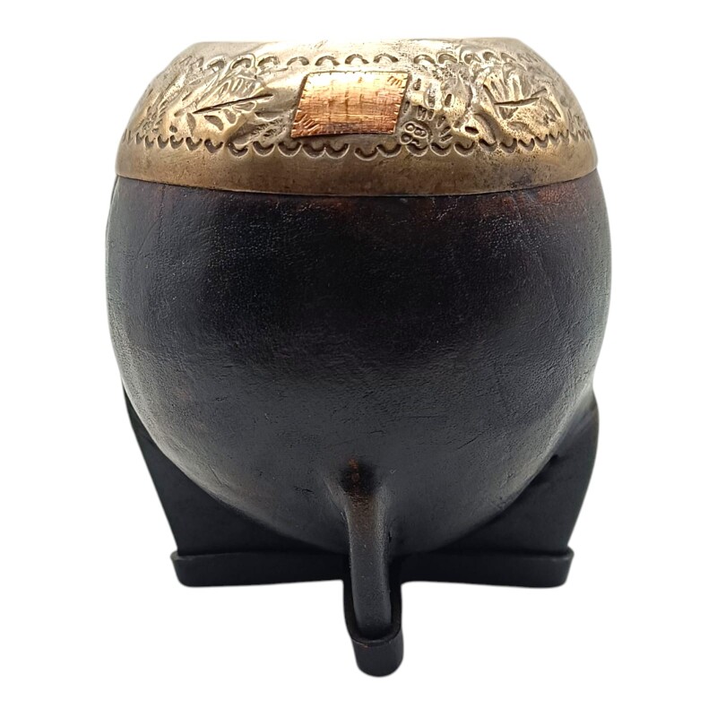 MATE TORPEDO PLATA Y ORO 30 marrónuniforme