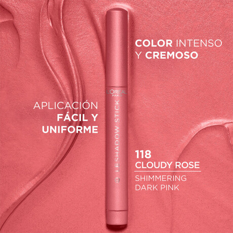 Sombra de Ojos en Barra L'Oréal Paris Paradise Le Shadow Stick N°118 Cloudy Rose 1.4g Sombra de Ojos en Barra L'Oréal Paris Paradise Le Shadow Stick N°118 Cloudy Rose 1.4g