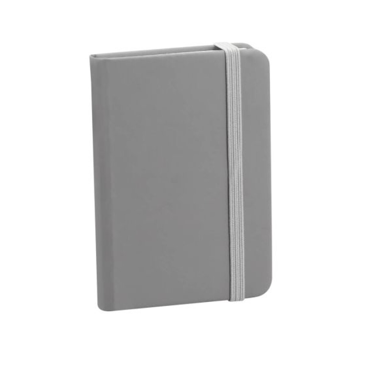 Libreta chica con elastico - Gris 