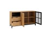 Aparador Bargueño Rack Living Comedor Madera Maciza - Denise Aparador Bargueño Rack Living Comedor Madera Maciza - Denise
