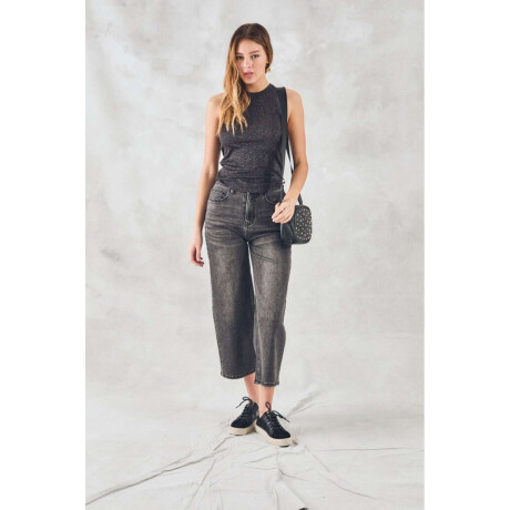 Musculosa Lurex Negro