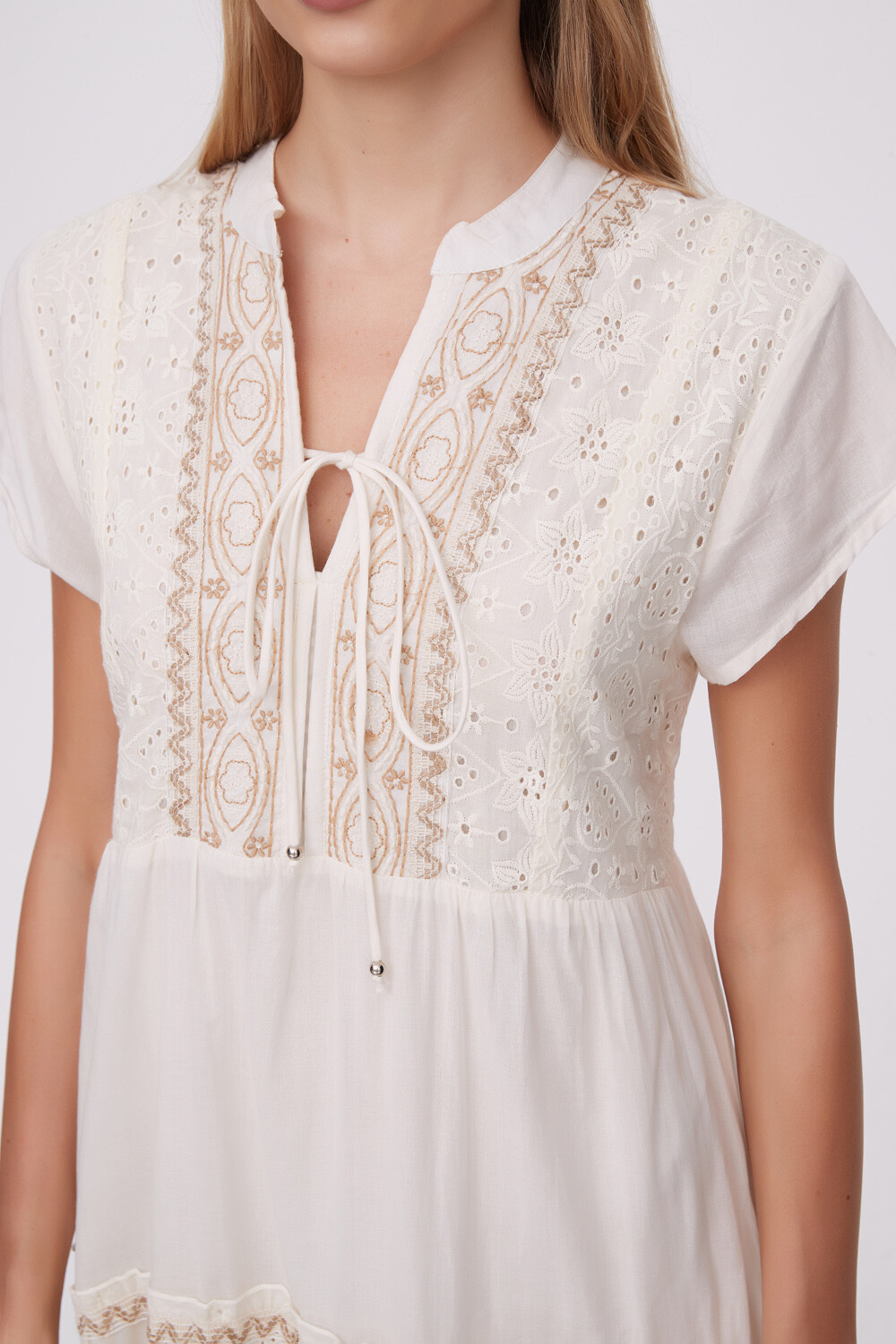 Vestido Cocos Arena Melange