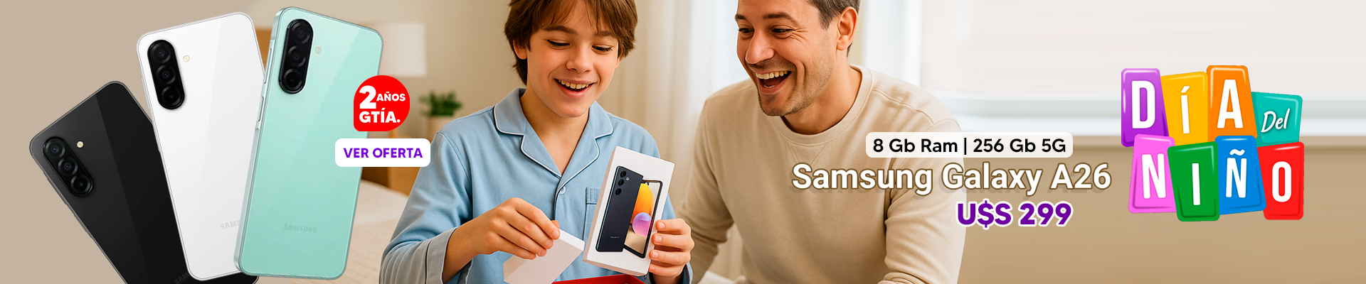 ¡Samsung A26 5G en oferta!
