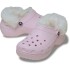 Classic Platform Fuzz Lined Clog W Pink Milk