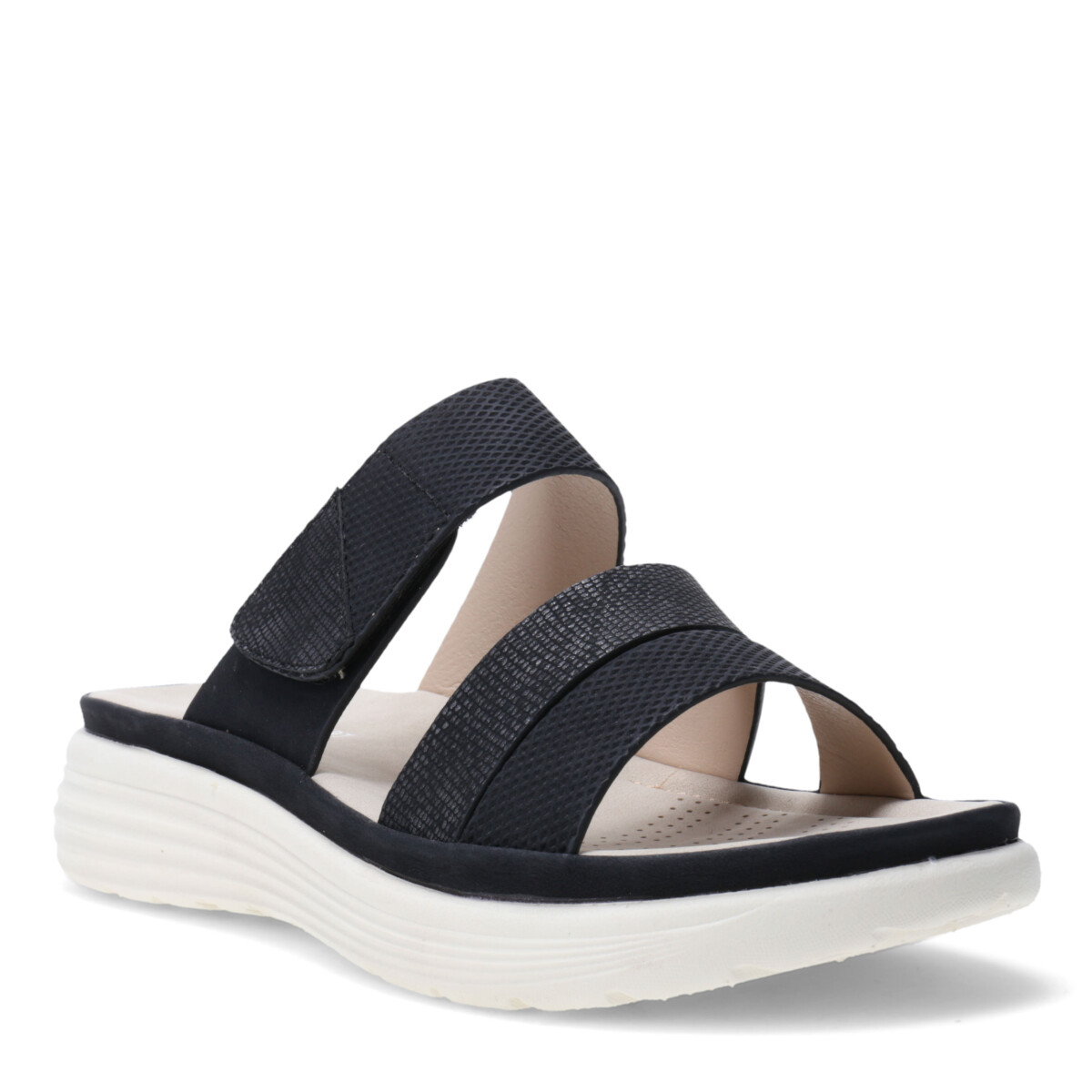 Sandalias de Mujer Lady Confort s DINAN con dos tiras - Negro 