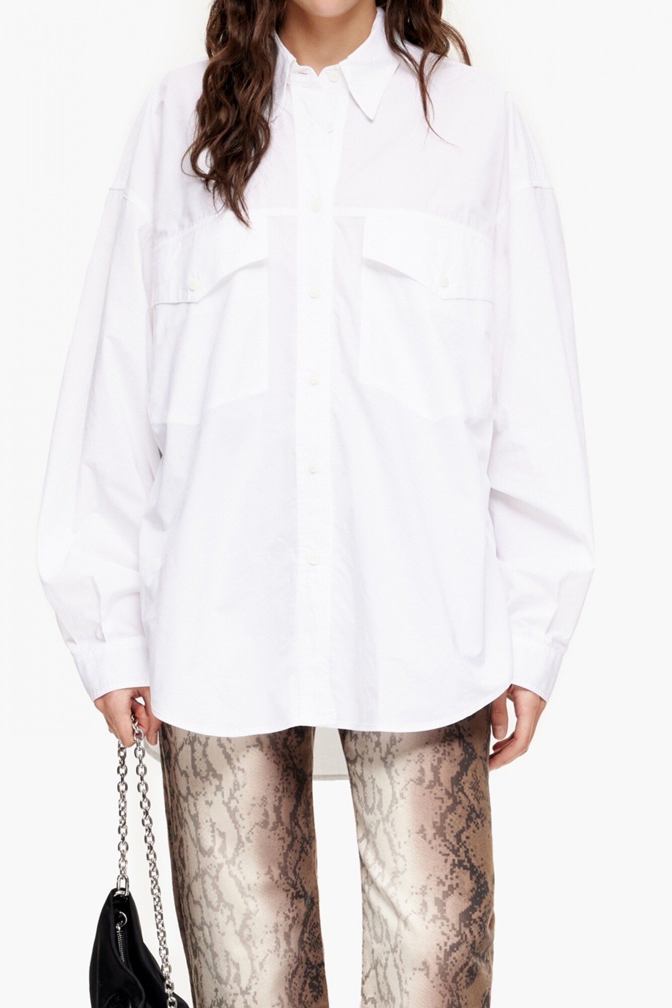 CAMISA OVERSIZE POPELiN Magma UY