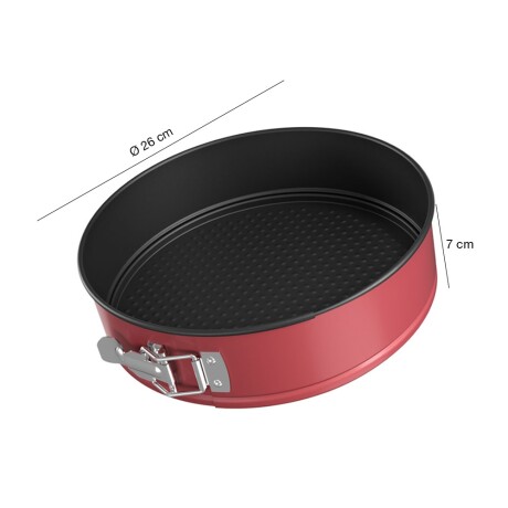Tortera Redonda Desmontable Ø26cm Antiadherente Brinox Cereza