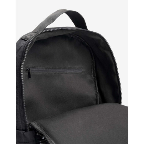 Mochila Con Bolsillo Delantero Y Laterales Negro