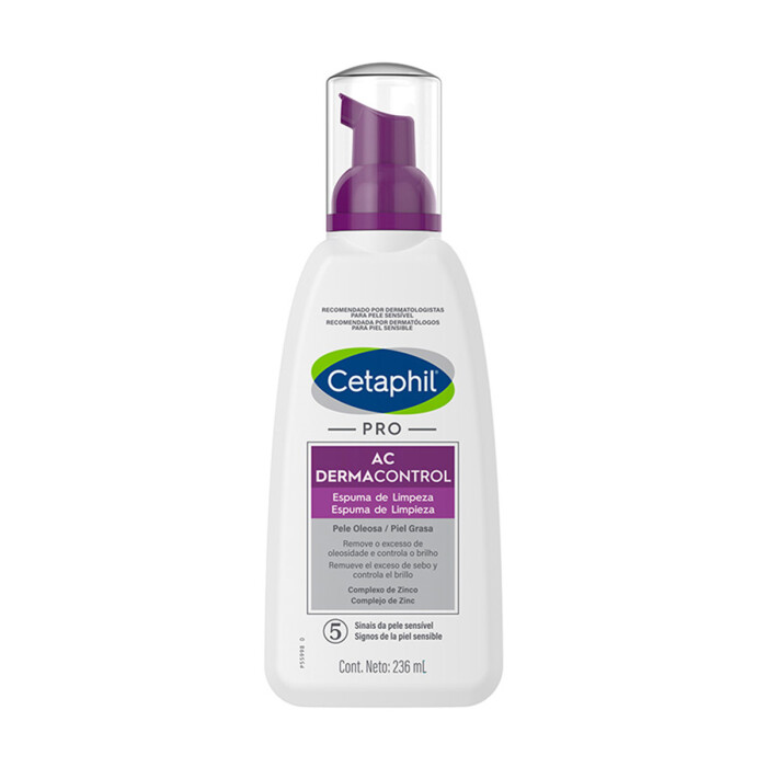 CETAPHIL PRO AC CONTR ESPUMA LIMPIADORA única