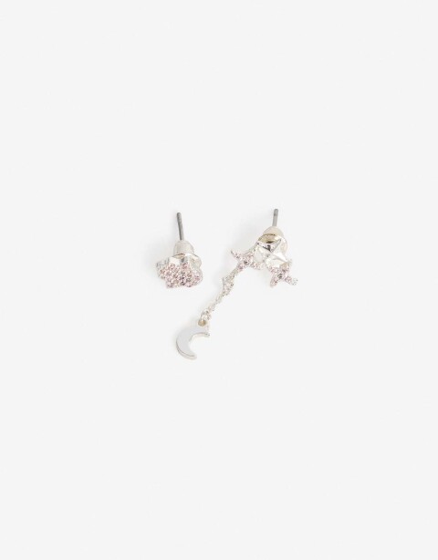 Aros Pasantes Cubic zirconia Aros Pasantes Cubic Zirconia - Plateado